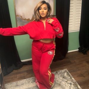 SAN Francisco 49ers two piece set